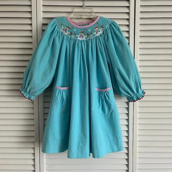 white christmas dresses Girls Pleated Dress